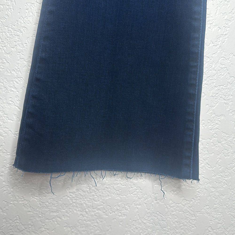 New Frame Denim Le Crop Flare Raw After Jean In Fiona Size 26 - Picture 5 of 16